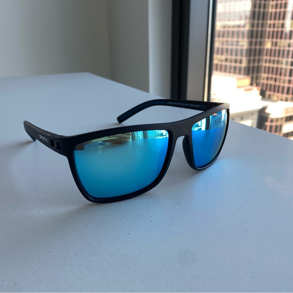 Zenottic Blue Reflective Polarized Sunglasses